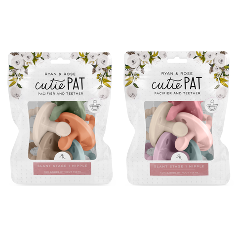 Cutie PAT Slant (Pacifier + Teether) Collection Sets