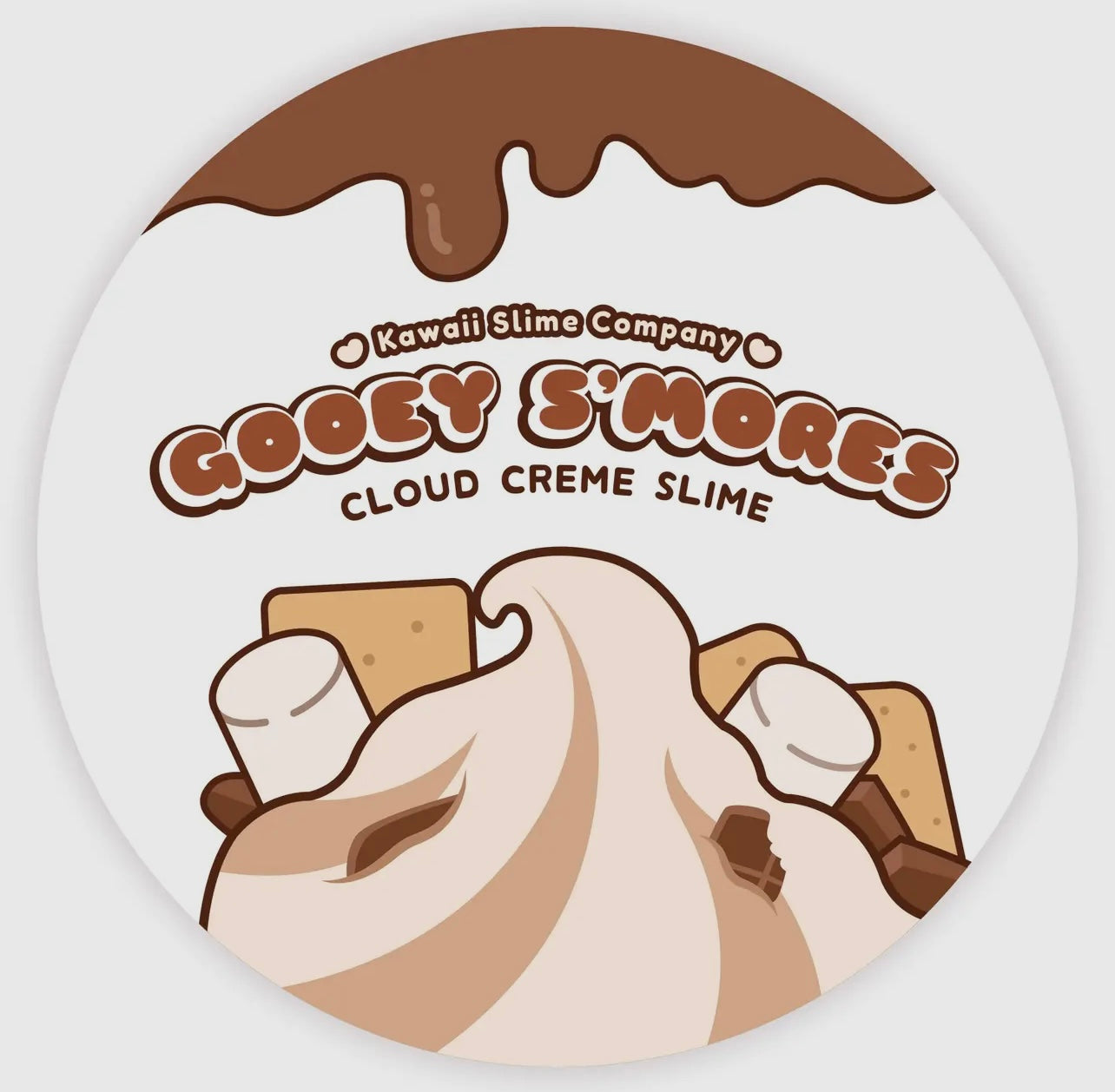 Gooey S'mores Cloud Creme Slime