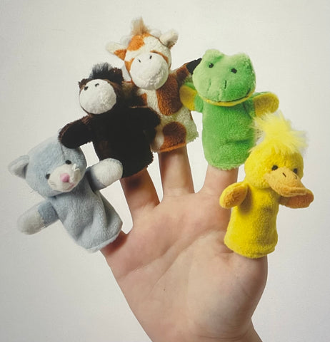 PLUSH FINGER PUPPETS- ASSORTED
