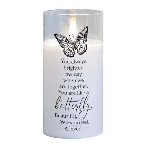 LED Candle You Always Brighten 6in White