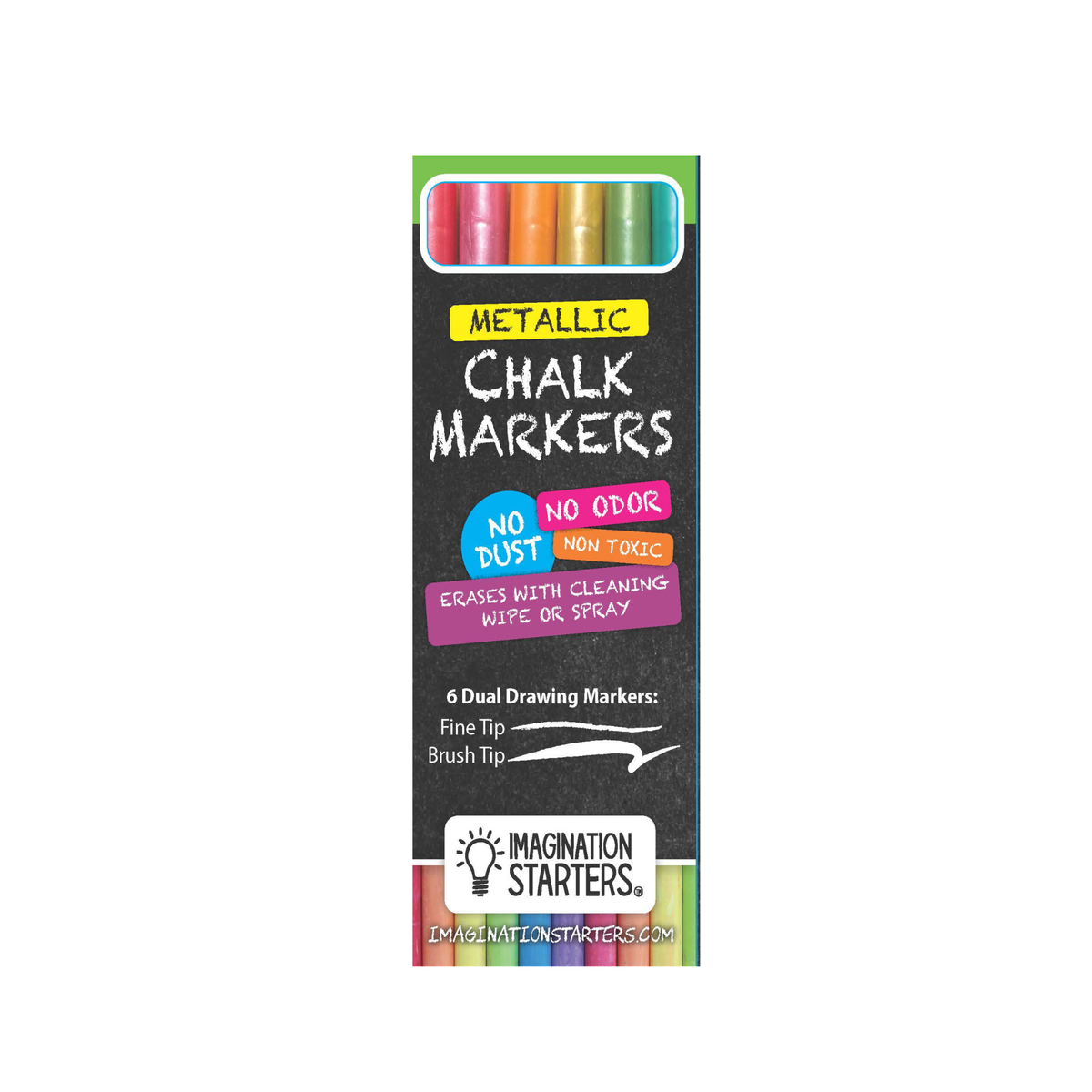 dual tone double-ended brush markers