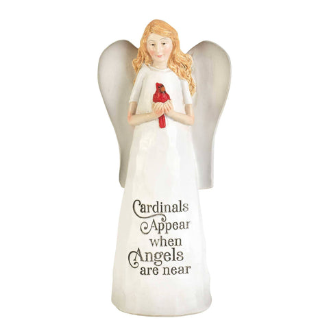 CARDINALS APPEAR WHEN RESIN ANGEL 6"