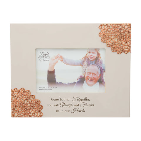 Our Hearts - 9.5" x 7.5" Frame (Holds a 6" x 4" Photo)