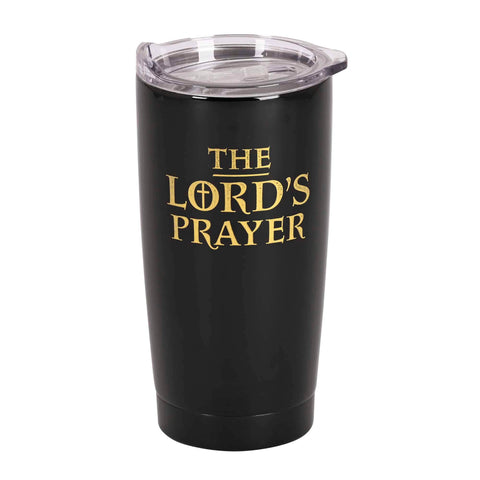 Tumbler The Lords Prayer KJV Black 20 oz