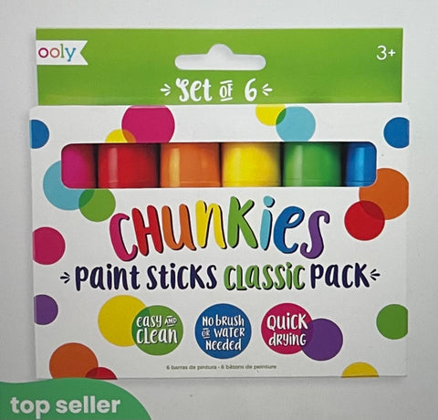 chunkies paint sticks - classic pack - set of 6