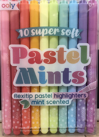 Pastel Mints Scented Flexitip Highlighters - Set of 10