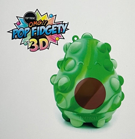 OMG Pop Fidgety 3D - Avocado Pop Ball
