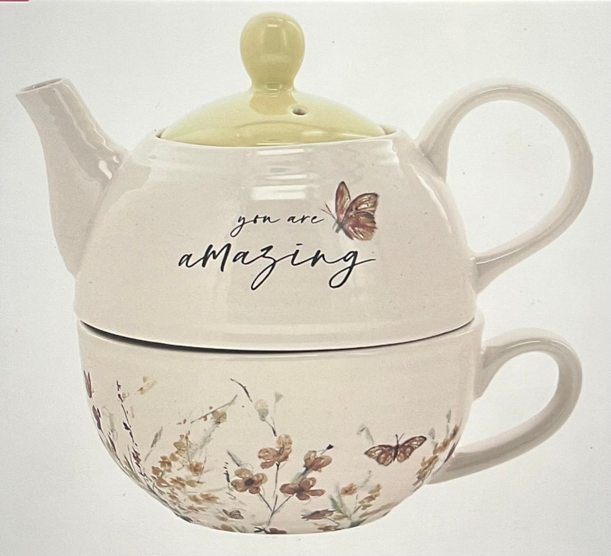 Mom - Tea for One (14.5 oz Teapot & 10 oz Cup) 