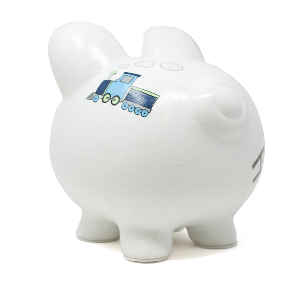 Child to Cherish Box Car Train Large Piggy Bank