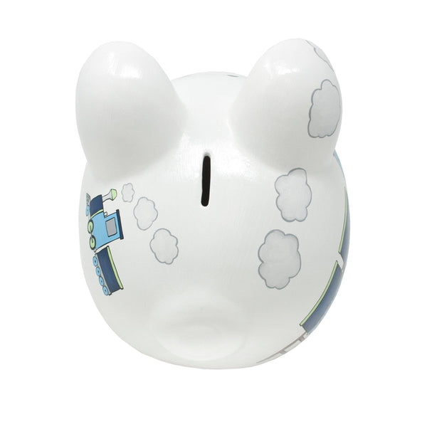 Child to Cherish Box Car Train Large Piggy Bank