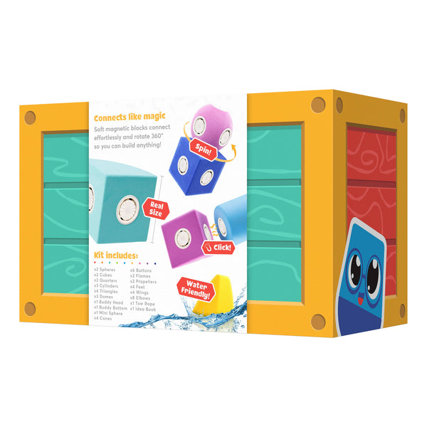 Blockaroo Magnetic Foam Blocks - 50 Piece Trunk Set