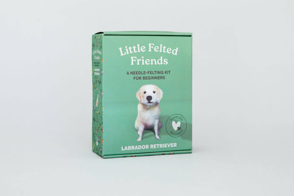 Paige and Tate Little Felted Friends: Labrador Retriever Needle-Felting Kit