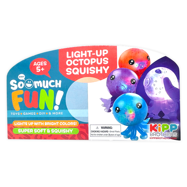 SO MUCH FUN LIGHT-UP OCTOPUS SQUISHY