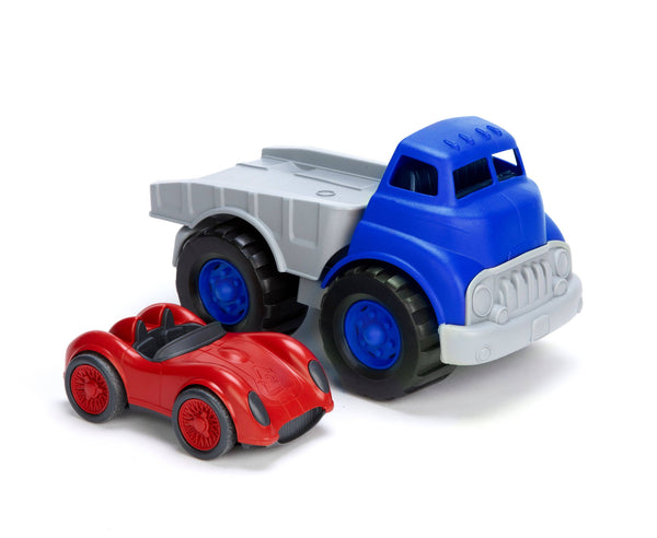 Flatbed w/ Red Race Car