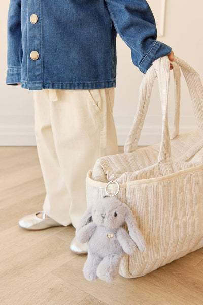 Snuggle Bunnies Plush Bunny Keychain with Bow - Penelope (6")