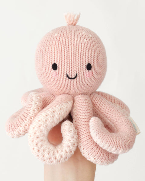 Cuddle and Kind Baby octopus (soft coral pink)