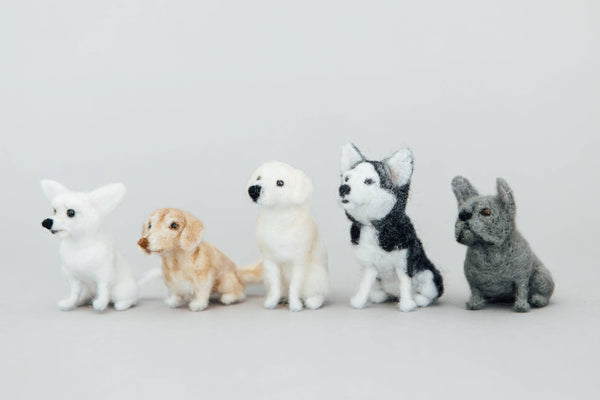 Paige and Tate Little Felted Friends: Labrador Retriever Needle-Felting Kit