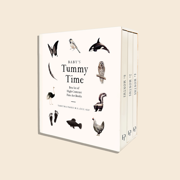 Paige and Tate Baby's Tummy Time Book Box Set