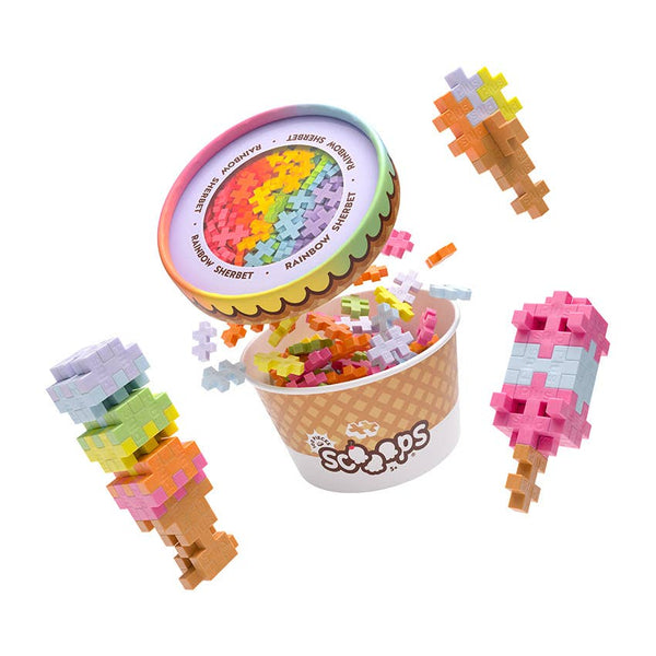 Plus Plus Scooops - Rainbow Sherbet