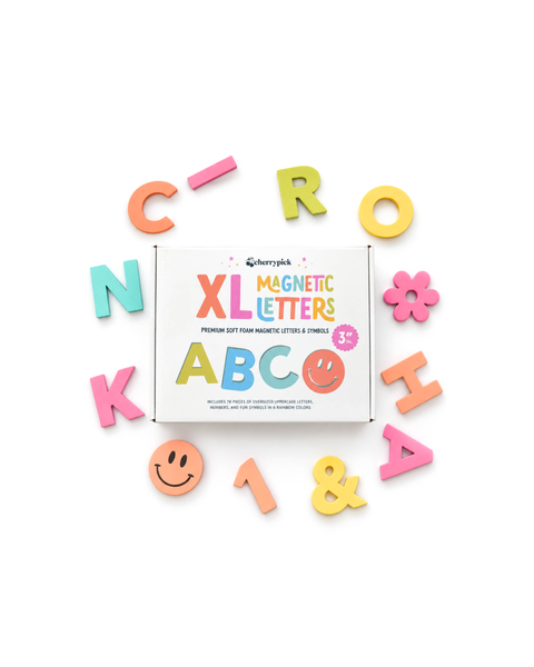 Cherrypick XL Oversized Soft Foam Magnetic Letters & Symbols 75pc Set