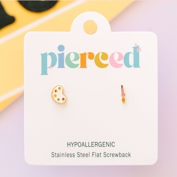 Paint Pallet & Brush