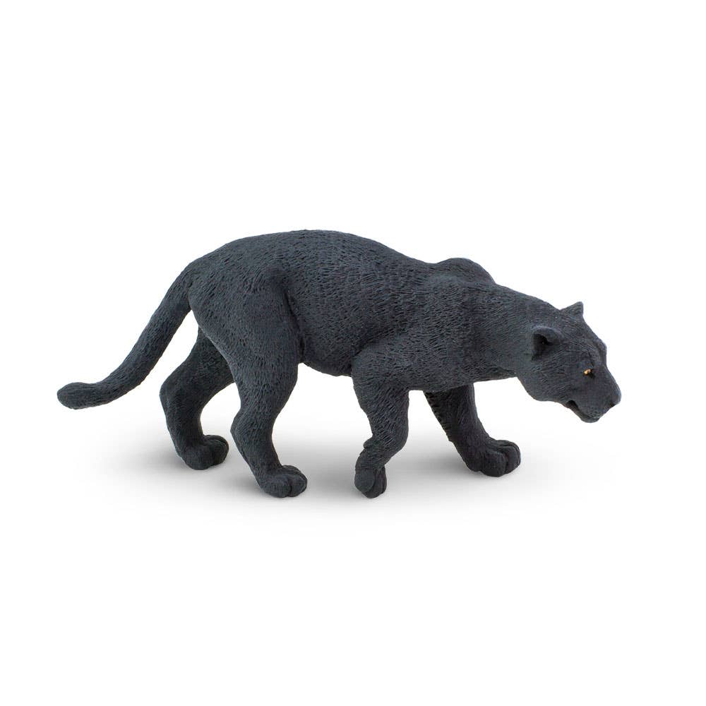 Black Jaguar Figurine Toy for Kids