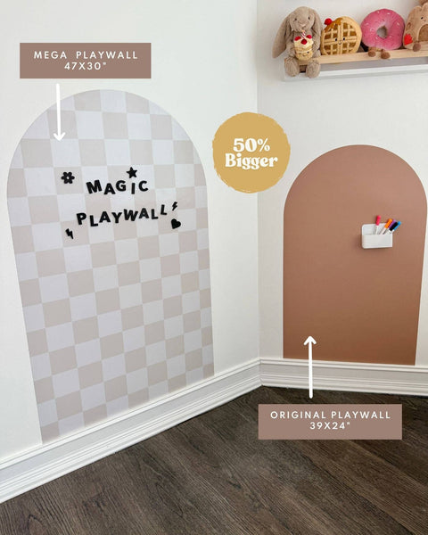 MEGA Magic Playwall - Arch Magnetic Wall Decal for Kids