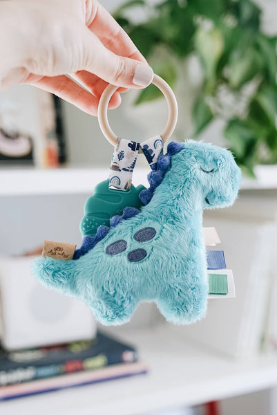 Itzy Pal™ Plush + Teether: Dino