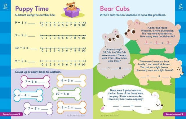 Brain Quest Math Workbook: 1st Grade