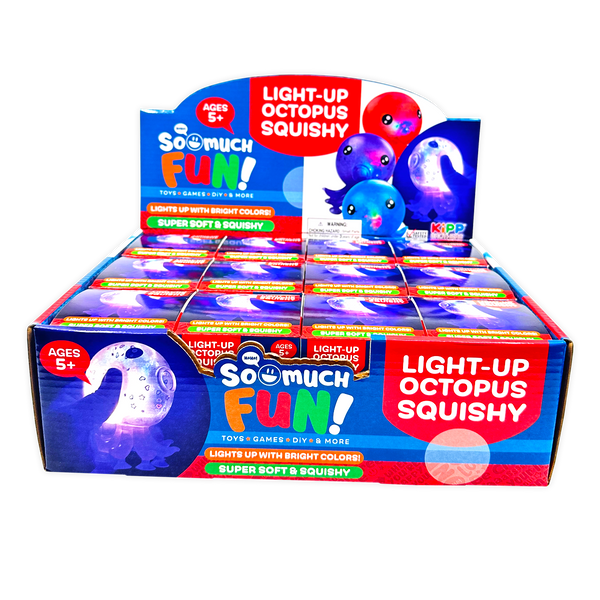 SO MUCH FUN LIGHT-UP OCTOPUS SQUISHY