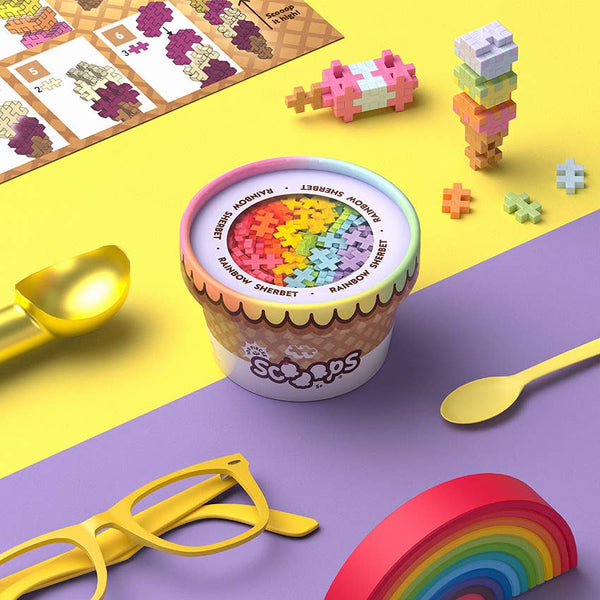 Plus Plus Scooops - Rainbow Sherbet