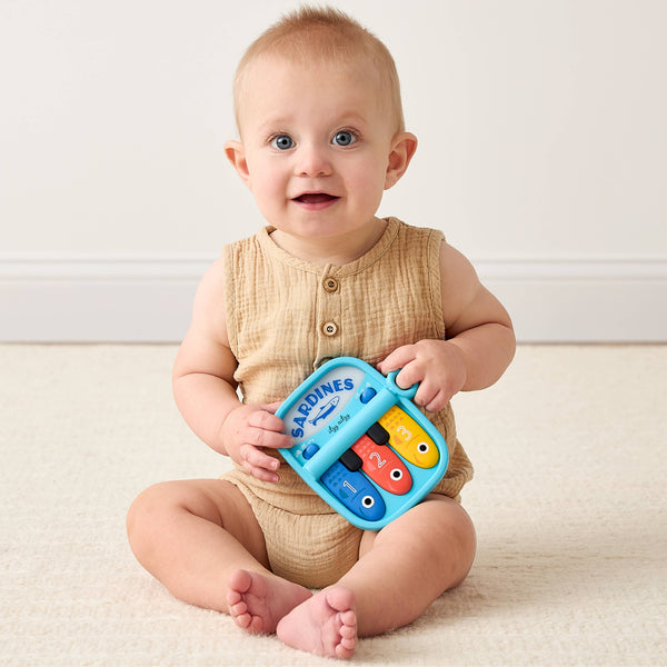 *NEW* Bitzy Tunes™ Sardines - Light-up Interactive Piano Toy