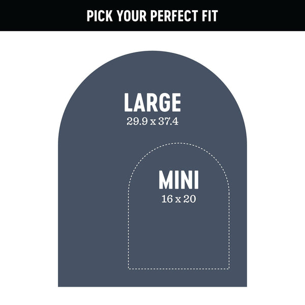 Navy Mini Arch Magnetic Wall Decal