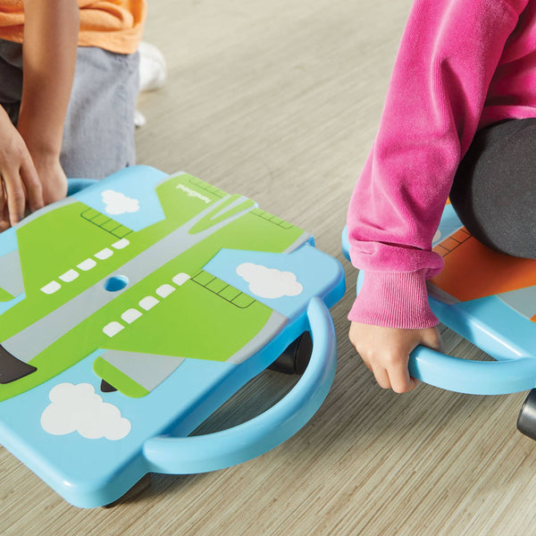 Plane Glider Scooter Board, Orange