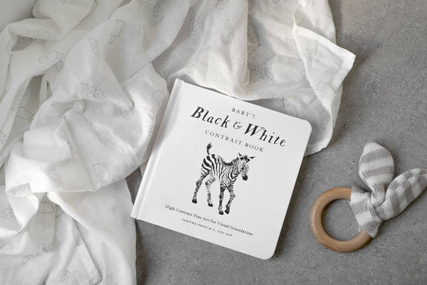 Paige and Tate Black and White Contrast Book for Baby