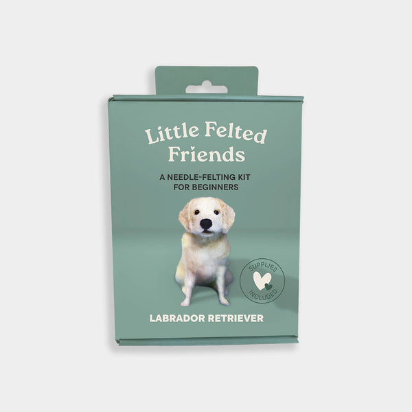 Paige and Tate Little Felted Friends: Labrador Retriever Needle-Felting Kit