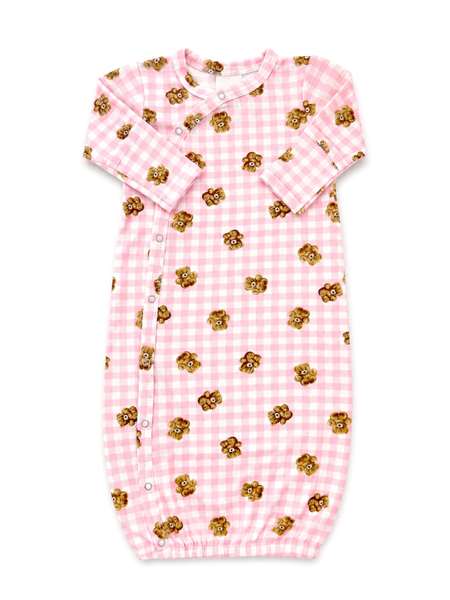 Spearmint Love Gown, Pink Teddy Picnic