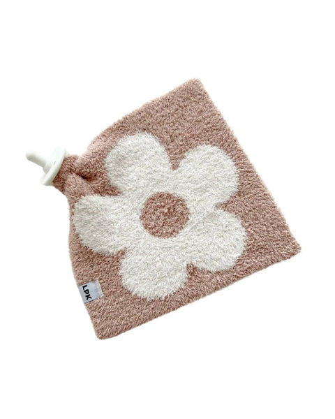 Lucky Panda Kids Daisy Plush Lovey | Latte