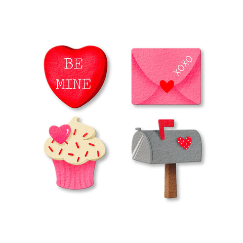 Be Mine Magnets S/4, Valentine's Day Decor