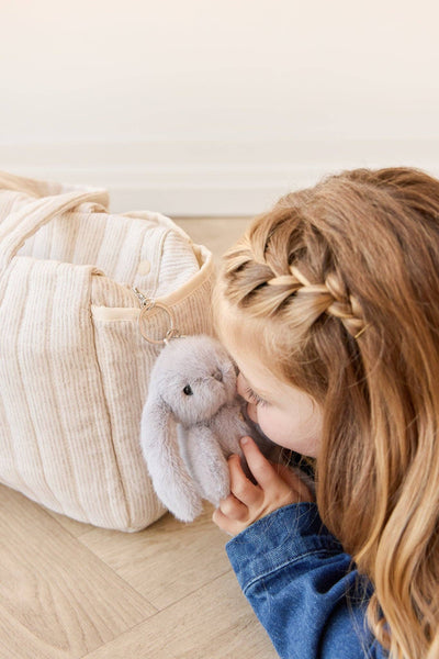 Snuggle Bunnies Plush Bunny Keychain with Bow - Penelope (6")
