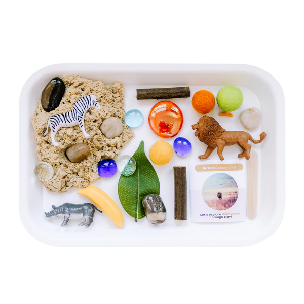 Children's Safari Sensory Play Dough Kit