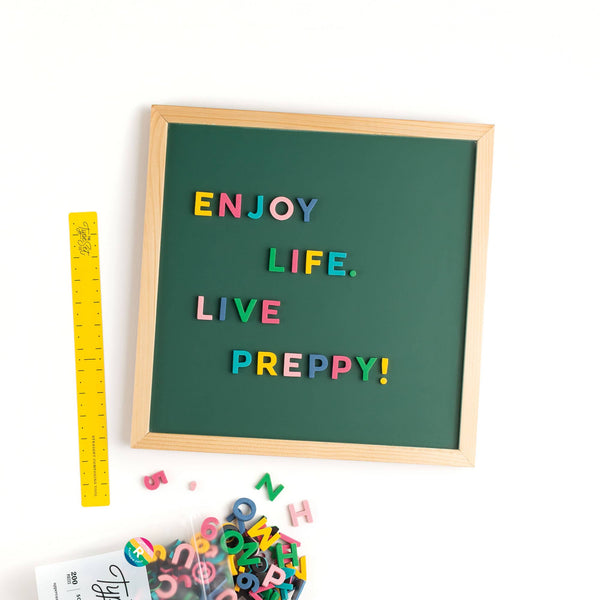 Rainbow 200pcs 1-inch Magnetic Letters