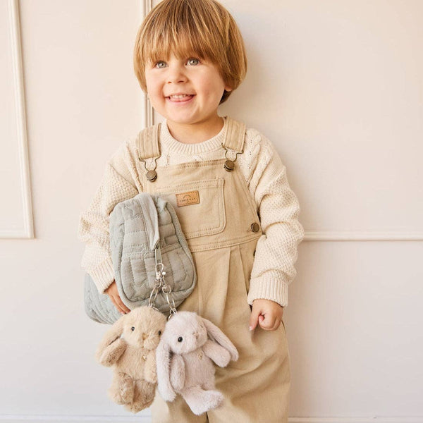 Snuggle Bunnies Plush Bunny Keychain with Bow - Penelope (6")