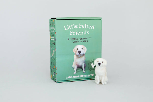Paige and Tate Little Felted Friends: Labrador Retriever Needle-Felting Kit