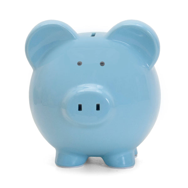 Child to Cherish Blue Piggy Bank