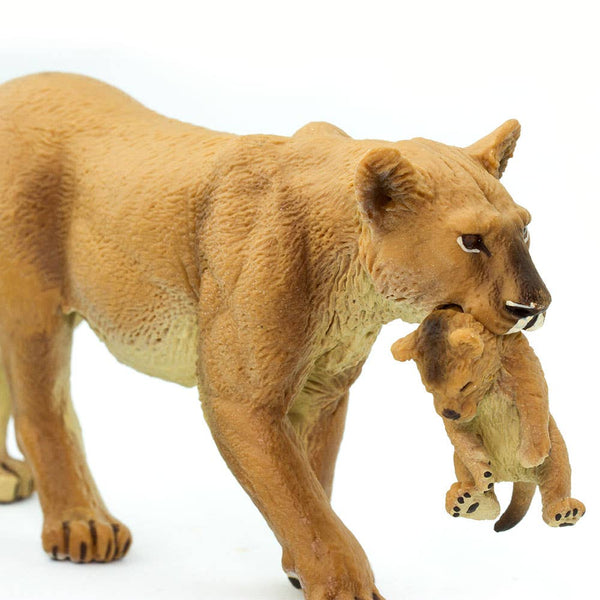 Lioness with Cub Figurine Toy