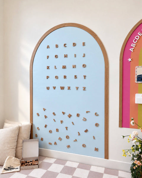 Cherrypick Wooden Magnetic Letters Set (60 pcs)