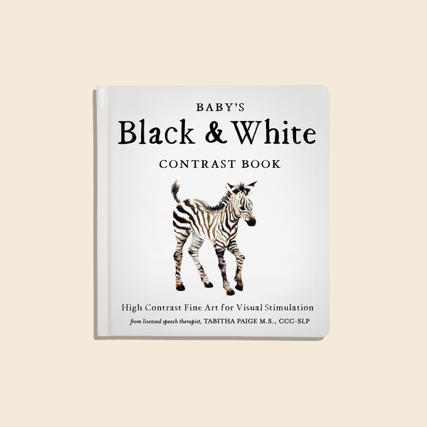 Paige and Tate Black and White Contrast Book for Baby