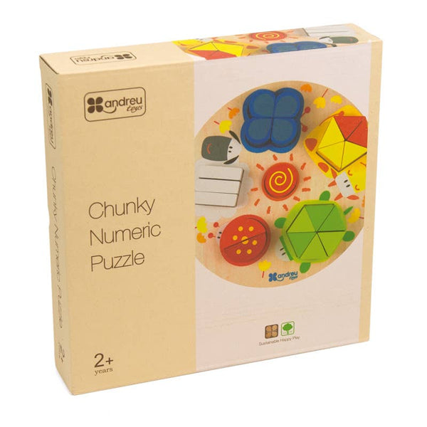 Chunky Numeric Puzzle/Montessori Chunky Numeric Lace