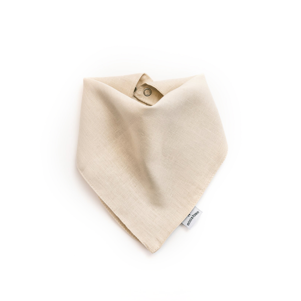 100% Linen Drool Bib